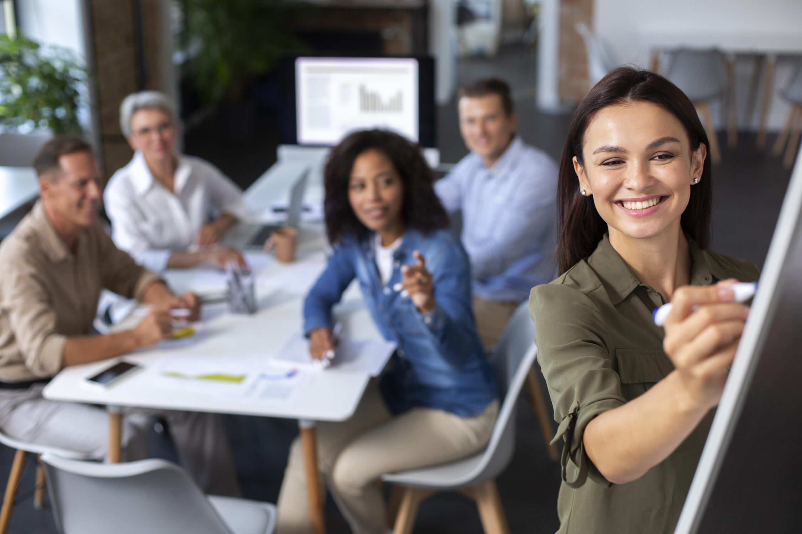 Pessoas em coaching de carreira
